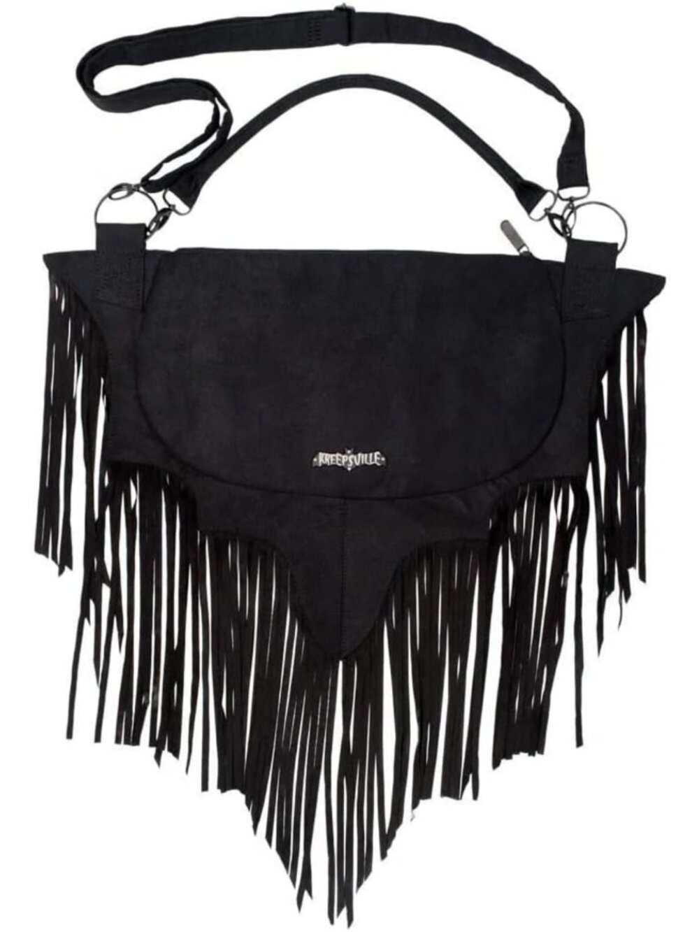 Bat Wing Fringe Shoulder Bag | Women's Stylish Purse | Unique Handbag Accessory